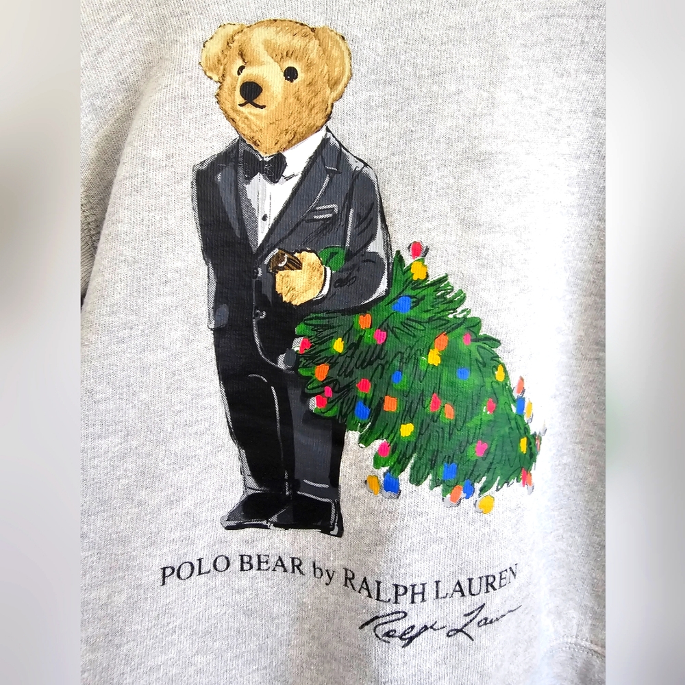 Polo Bear Ralph Lauren Chistmas Pullover Sweater